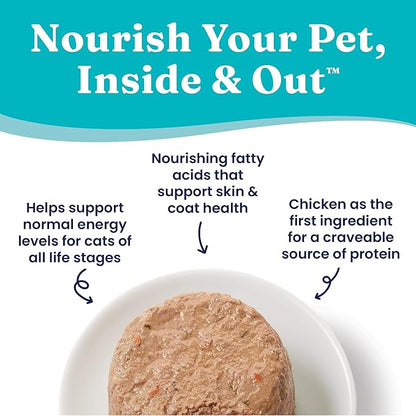 Solid Gold Tropical Blendz Wet Cat Food - Chicken Pate in Coconut Oil - Canned Cat Food, 16 Pack