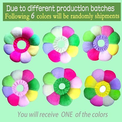 Rabbit Cat Cone Collar Soft,Adjustable Cat Recovery Wound Healing Accessory,Cats Cones to Stop Licking,for Chinchilla,Guinea Pigs,Bunny,Kitten Donuts Collar After Surgery(Small)