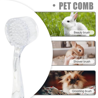 3 Pck Hamster Bath Brush Massage Combs, Reptile Cleaning Supplie for Hedgehog Turtle