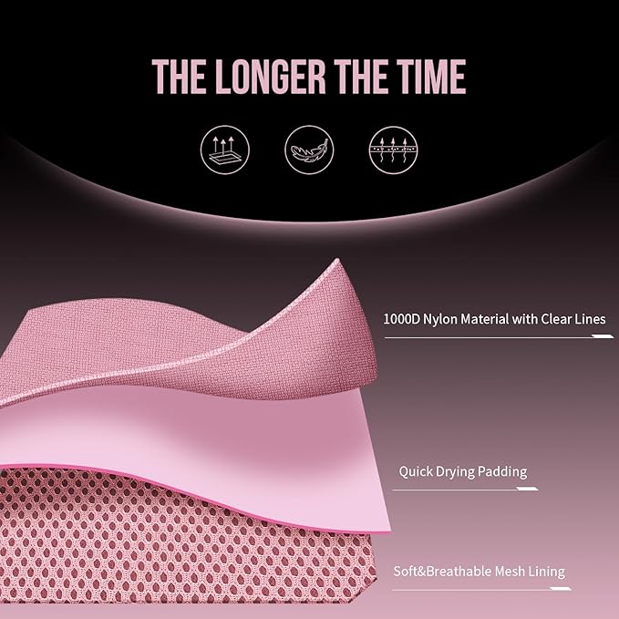 OneTigris Tactical Dog Harness Vest,No-Pull Service Dog Vest with Hook & Loop Panels,Adjustable Dog Vest Harness for Walking Hiking Training(Pink,XL)