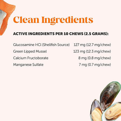 Pet Honesty Cat Hip & Joint Health Crunchy & Creamy Chews - Cat Joint Support Supplement with Glucosamine, Health Supplies & Hip Support for Indoor & Outdoor Cats (Chicken 30-Day Supply)