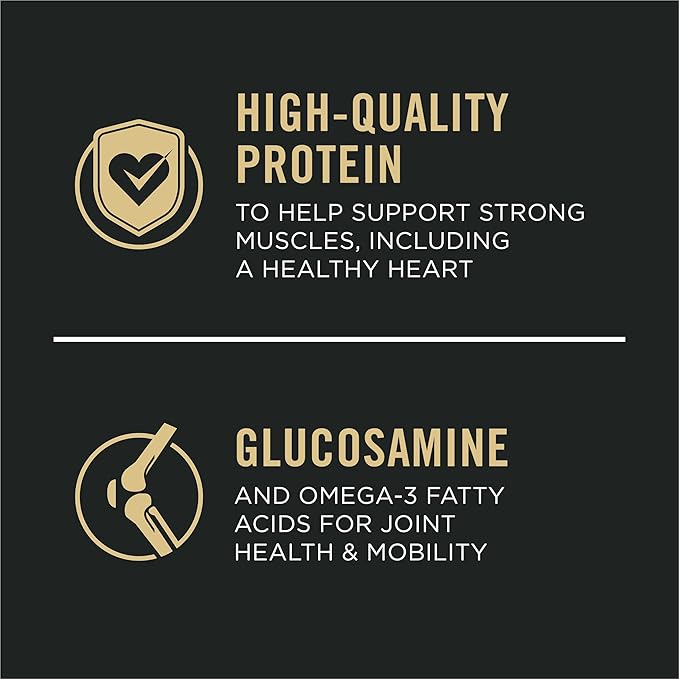 Purina Pro Plan Adult 7 Plus Complete Essentials Shredded Blend Beef and Rice Formula High Protein Dog Food for Senior Dogs - 34 lb. Bag