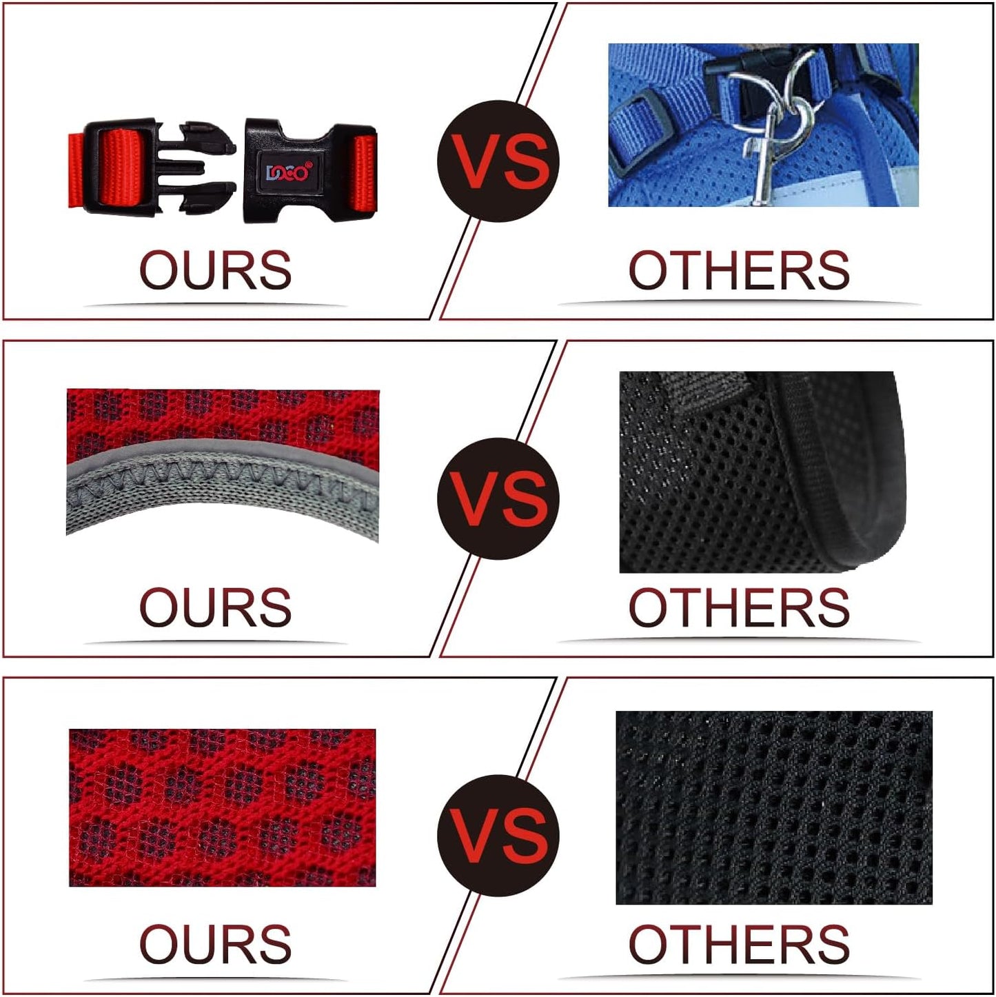 DOCO Dog Harness for Small Sized Dog - Athletica Adjustable, No Pull, No Choke, Puppy Vest Lightweight Air Mesh, Reflective, Puppy Essentials – Turquoise, Small (Chest 14.5"-15.5", Weight 6–10 lbs)