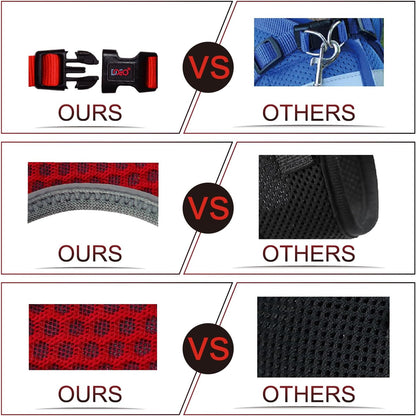 DOCO Dog Harness for Small Sized Dog - Athletica Adjustable, No Pull, No Choke, Puppy Vest Lightweight Air Mesh, Reflective, Puppy Essentials – Turquoise, Small (Chest 14.5"-15.5", Weight 6–10 lbs)