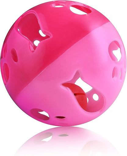 Pets First Large Size Cat Ball with Bell Toy for Cats Kittens and Other Animals - Hours of Play for Pets | Large Size for Extra Fun | Rings As It Moves