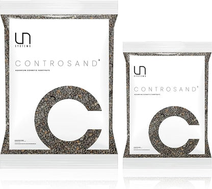 UNS Controsand - Kona, 3L - Natural Freshwater 3-5 mm Dark Gray Gravel - Decorative Small Rocks for Aquascaping Planted Tank - Aquarium Terrarium Substrate for Betta, Shrimp, Fish, Reptile Decor