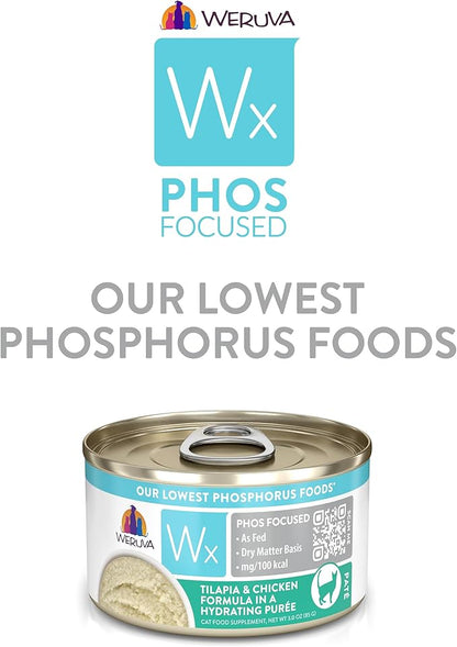 Weruva Wx Phos Focused Natural Wet Cat Food, Our Lowest Phosphorus Formulas