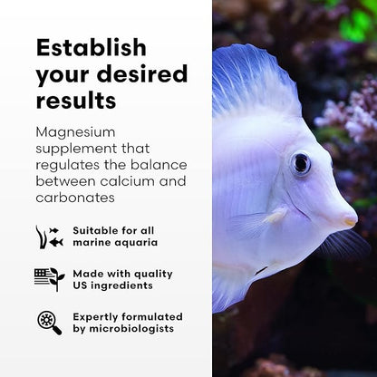 Brightwell Aquatics Magnesion Liquid Salt Water Conditioner - Concentrated Magnesium Supplement For Reef and Marine Aquariums, 67.6 fl oz