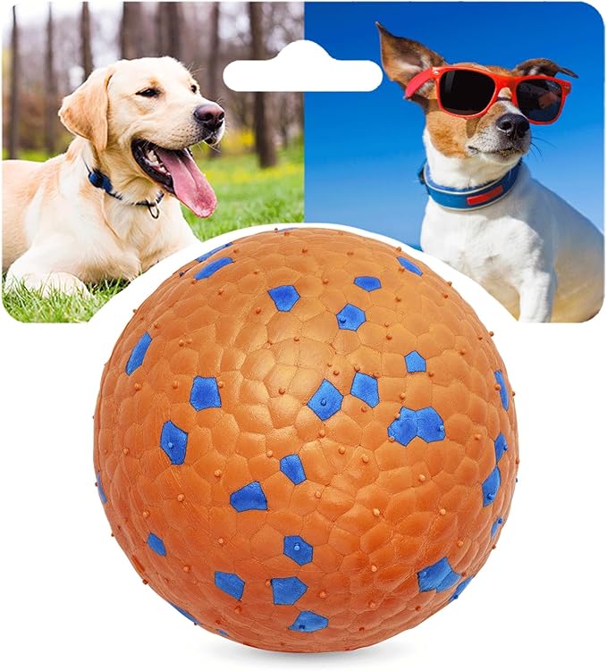 Indestructible Dog Ball Toy for Aggressive Chewers,Dog Floating Toy,Durable Balls,Interactive chew Ball for Dogs, (1ball)