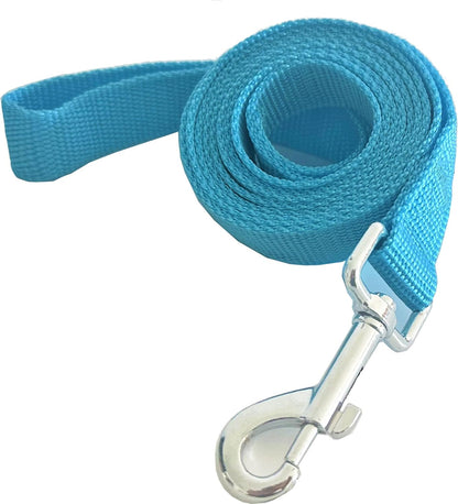 Nylon Dog Training Leash, Traction Rope, 4Ft /5 Foot /6 Feet Long, 5/8 inch 3/4 Inch 1 Inch Wide, for Small and Medium Dogs