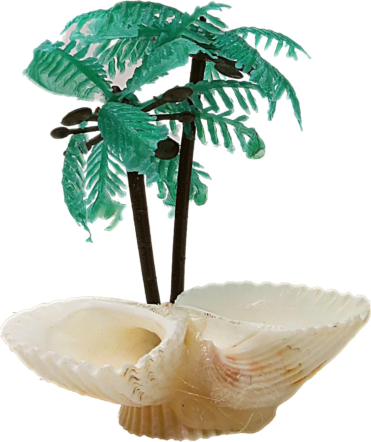 Needzo Reptile and Hermit Crab Supplies, Food Pouch, Habitat, Neon Gravel, Mister Trainer, and Seashell Palm Tree Accessory, All in one Starter Pack, 5 Items