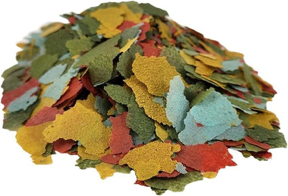 Aquatic Foods Inc. Marine Fish Flakes of Red & Green Algae, Seaweeds for Tangs, Butterflies, Angelfish, Anthias, Clown Fish, Damsels...WL…3-lbs Poly Bag