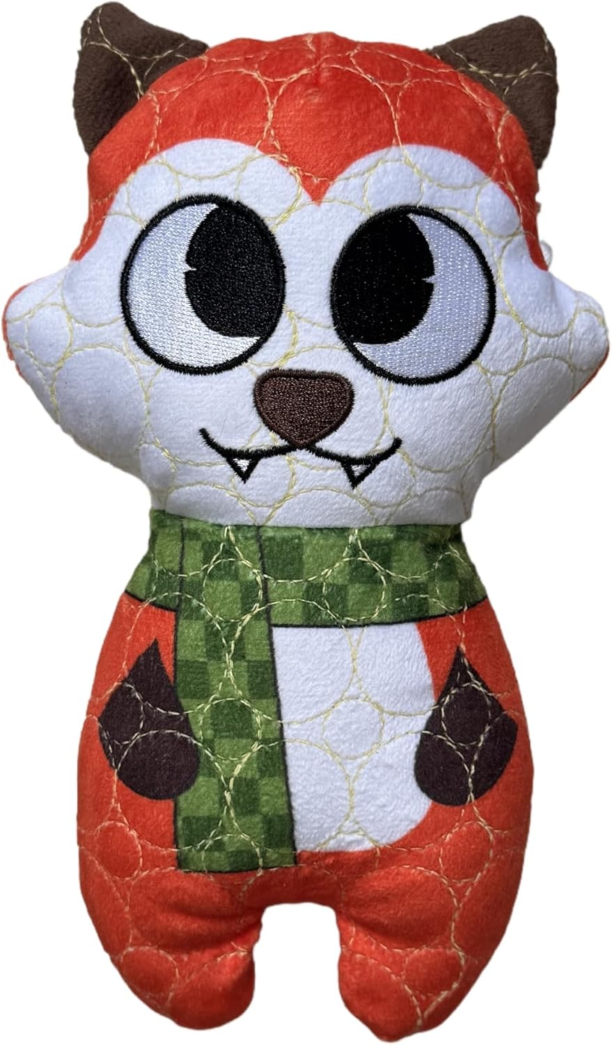 Bite Force -Durable & Strong Dog Toy Fox with Squeaker, Kevlar-Reinforced for Aggressive Chewers for Small Medium Large Dogs - Green.