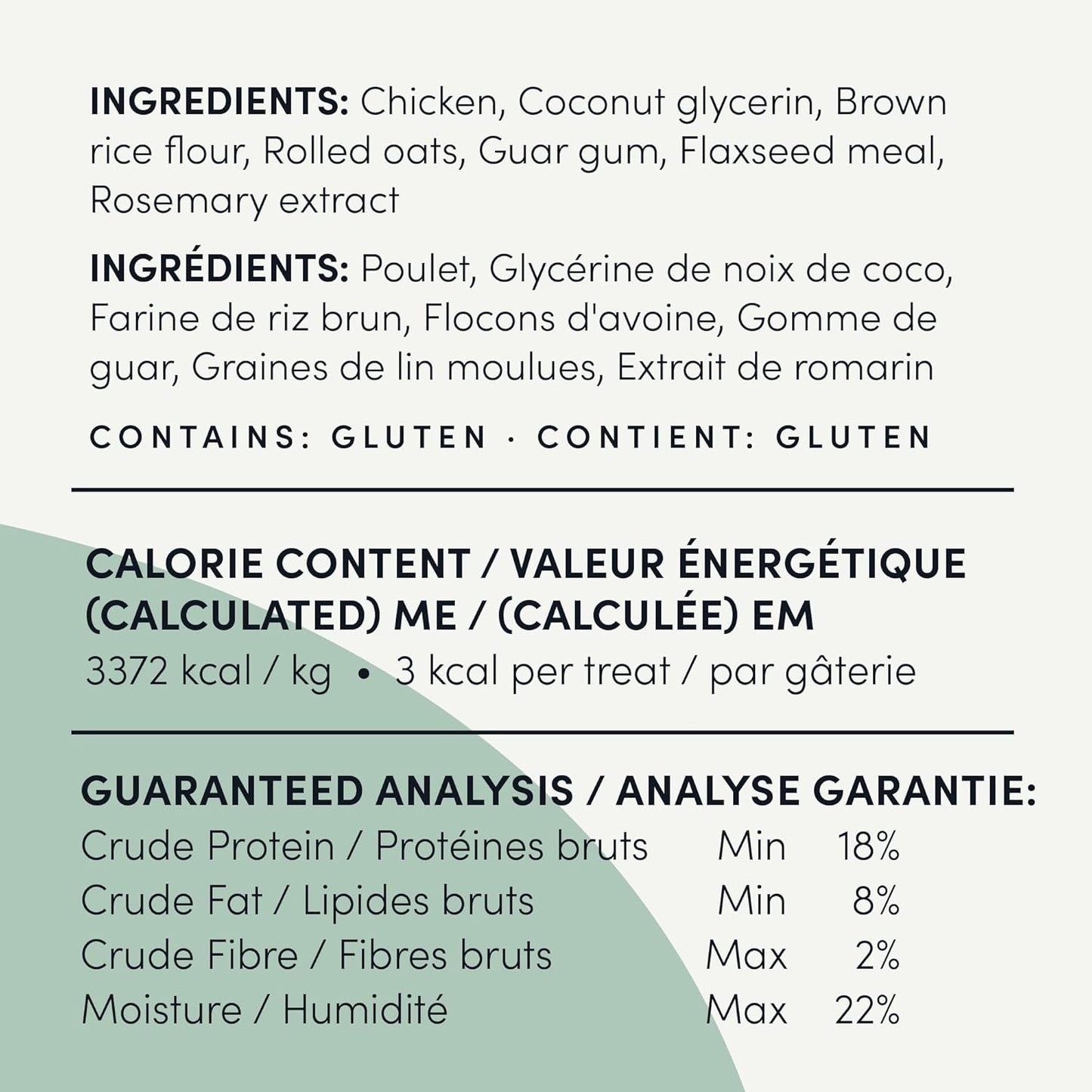 Crumps' Naturals Semi Moist Chicken Mini Trainers 10.6oz /3000g, Brown (MT-C-250)
