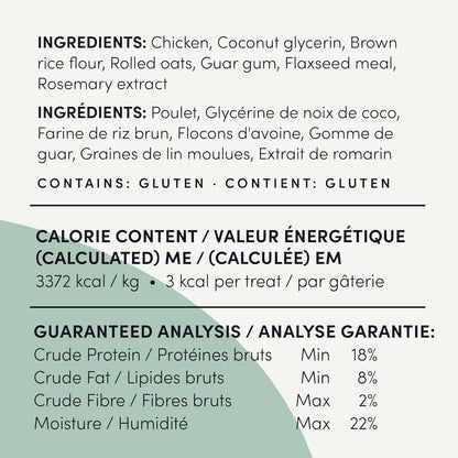 Crumps' Naturals Semi Moist Chicken Mini Trainers 10.6oz /3000g, Brown (MT-C-250)