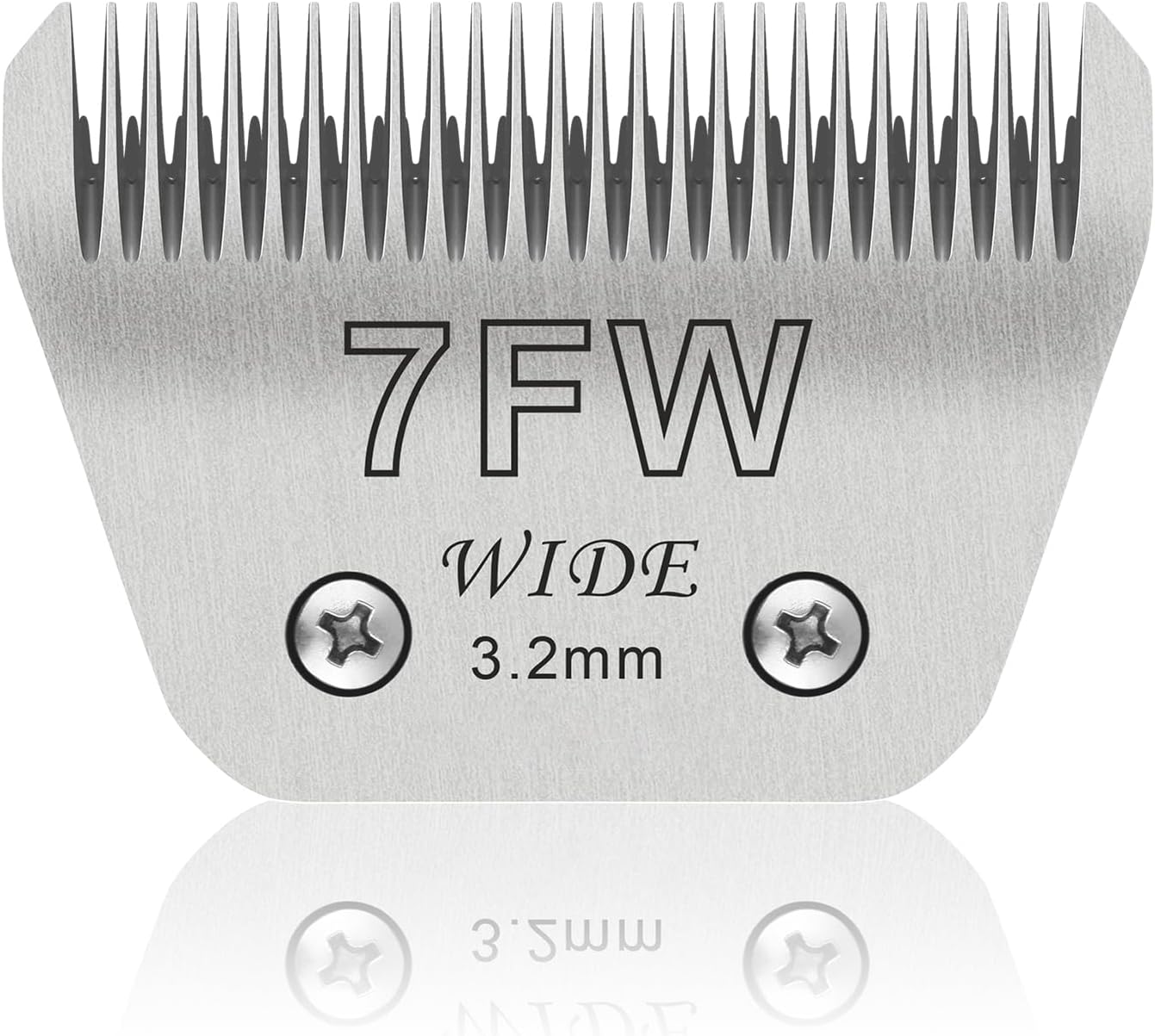 7FW Wide Pet Dog Grooming Detachable Blades,Compatible with Andis,Oster A5,Wahl KM10 Clippers,Cut Length 1/8"(3.2mm)