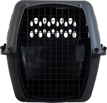 Petmate Pet Porter Dog Kennel 26", Dark Gray & Black, for Pets 20-25lbs, Made in USA