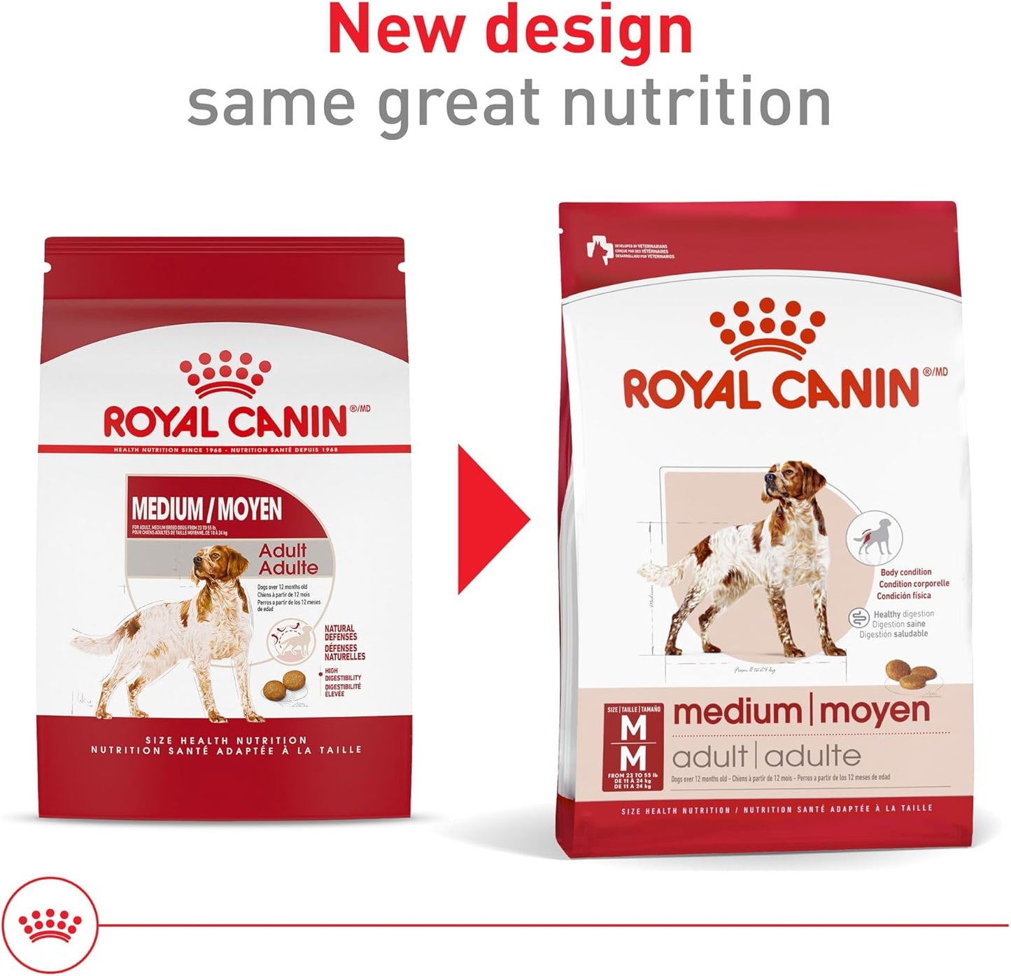 Royal Canin Size Health Nutrition Medium Adult Dry Dog Food, 4 lb Bag