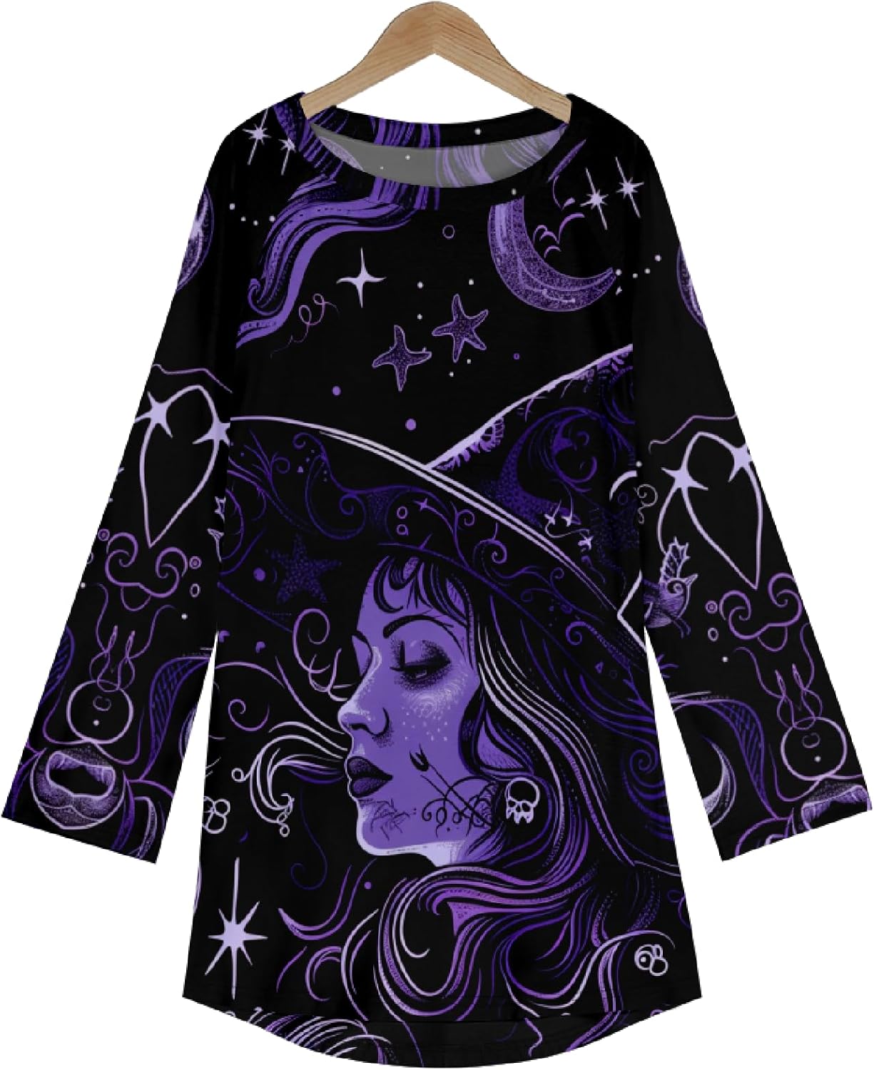 MARSVOVO Women Novelty Graphic Plus Size Sweater Crewneck Long Sleeve Cute Printed Loose Fit Casual Fall Sweaters Top