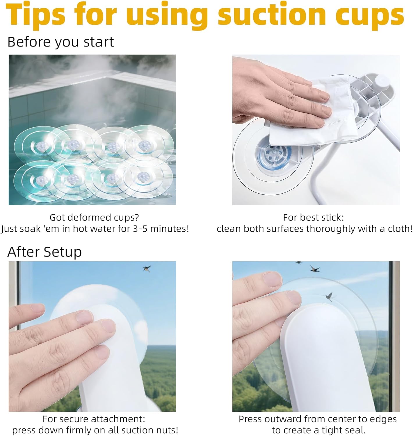 YUNIQUE Cat Window Perch, Upturned Edge Bracket, Portable Wall Hammock for Indoor Cat, Grey