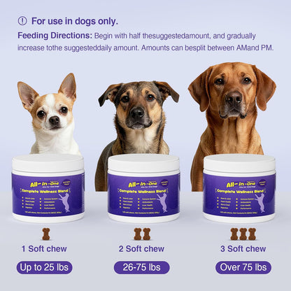 Premium Probiotics for Dogs with Digestive Enzymes & Fiber | Duck Flavor Soft Chews for Itchy Skin, Ear Health, Gut & Immune Support (120 Chews Pumpkin)