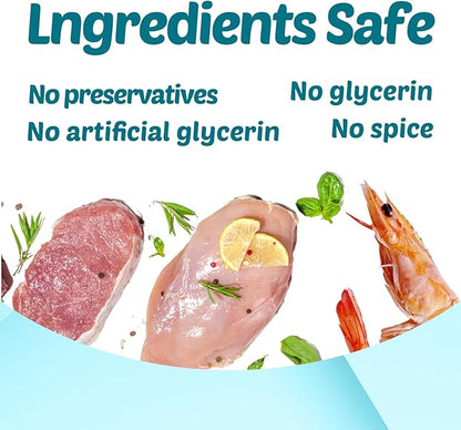 Turtle Food - Natural Freeze-Dried Chicken, Duck and Antarctic Krill – 3 in 1 Premium Treats for Reptiles, Cats & Dogs – Human-Grade Real Meat