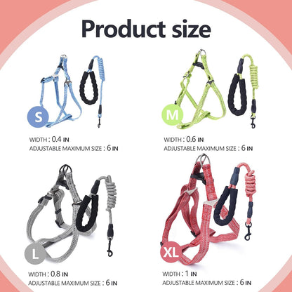 Mini Pig Harness, Adjustable Small Pig Harness with Leash Infinity Style Lead and Soft Foam Handle for Small to Medium Pet Pigs Walking Training Jogging (Green, M)