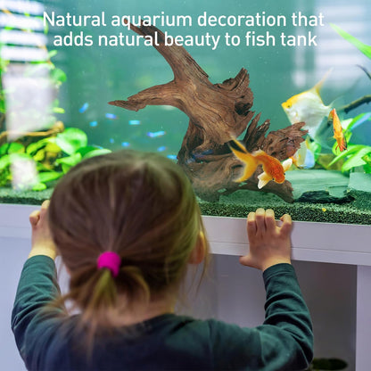 WDEFUN Natural Driftwood Aquarium Decor, 7-11 Inch Large Pieces for Fish Tank, Reptile Accessories, 3-Pack