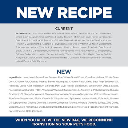 Hill's Science Diet Large Breed Adult Dry Dog Food 1-5, Quality Protein for Joint Support & Lean Muscles, Lamb & Brown Rice Recipe, 33 lb. Bag
