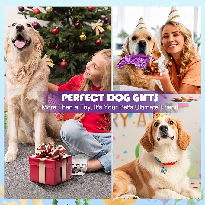 Tough Dog Toys for Aggressive Chewers, Indestructible Chew Toys for Dogs, Interactive Large Dog Toy to Keep Them Busy, Super Chewer Dog Toy for Large Medium Breed, Gifts for Dogs