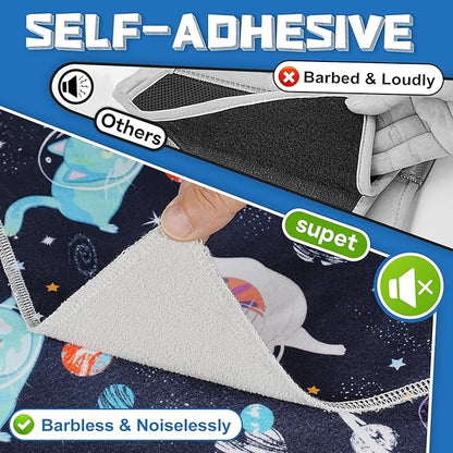 Supet Cat Grooming Wrap for Cutting Nails, 2025 Self-Adherent Cat Wrap, Anti-Escape Calming Cat Swaddle Wrap for Medicine, Nail Clipping, Teeth Brushing, Ear Cleaning