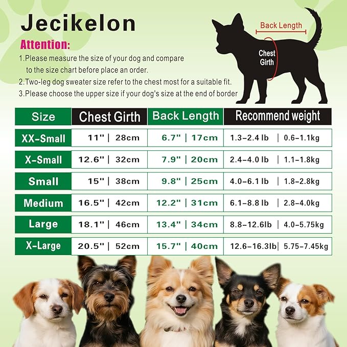 Jecikelon Pet Dog Clothes Dog Sweater Soft Thickening Warm Pup Dogs Shirt Winter Puppy Sweater for Dogs (Z01-Yellow, X-Small)