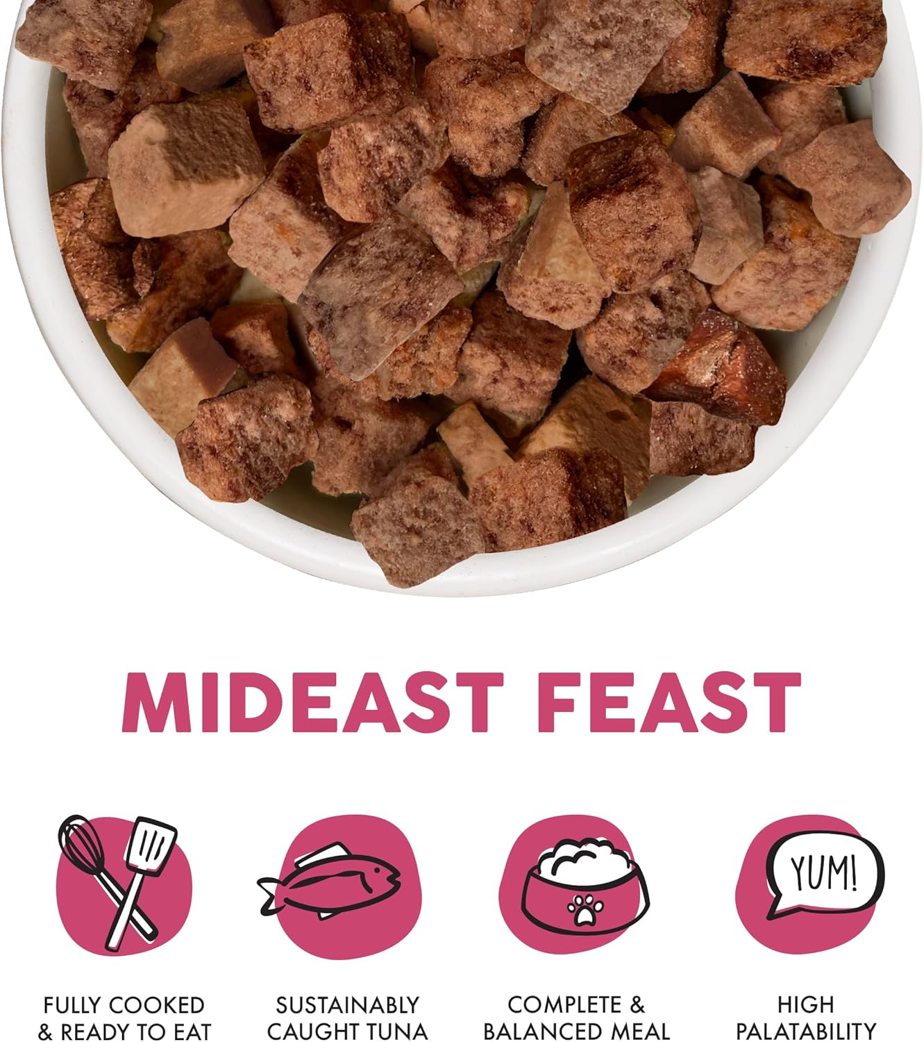 Weruva Cat Freeze Dried, Mideast Feast with Tilapia, 1oz Bag