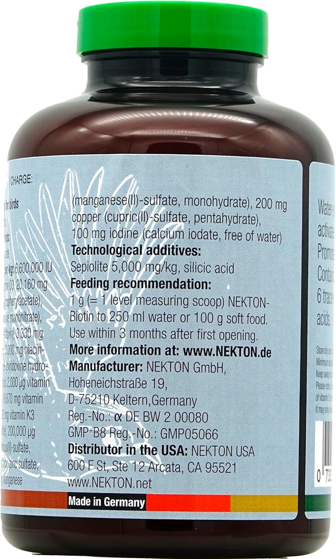 Nekton-Biotin for Bird Feathering 330gm/ 11.64oz