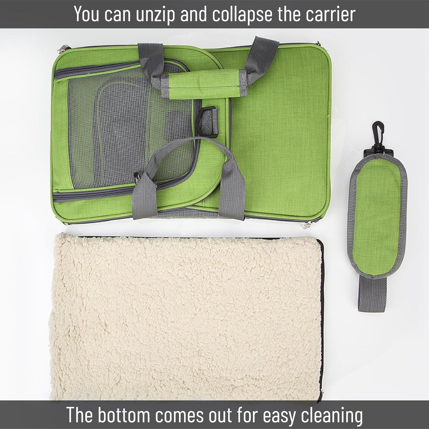 Mr. Pen- Pet Carrier for Cats & Dogs - Soft-Sided Travel Carrier Bag