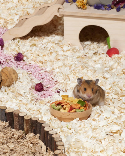 Niteangel Hamster Snack & Treats Toy - Small Animal Natural Treat for Dwarf Syrian Robo Hamsters Gerbils Mice Lemmings Degus or Other Small-Sized Pets (Freeze-Dried Sweet Pepper)