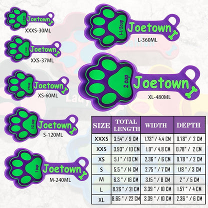 ubjva Personalized Dog Food Scoop Custom Dog Food Measuring Cup with Name Pet Accessories Gifts for Pet Lover