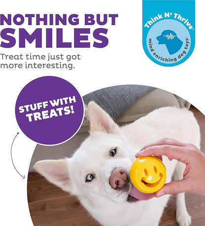 Outward Hound Nooks Happiness Interactive Durable Treat-Dispensing Dog Toy, Stuffable Puzzle Ball for Solo Play or Pair with Large Snoop, Mint-Scented, BPA-Free