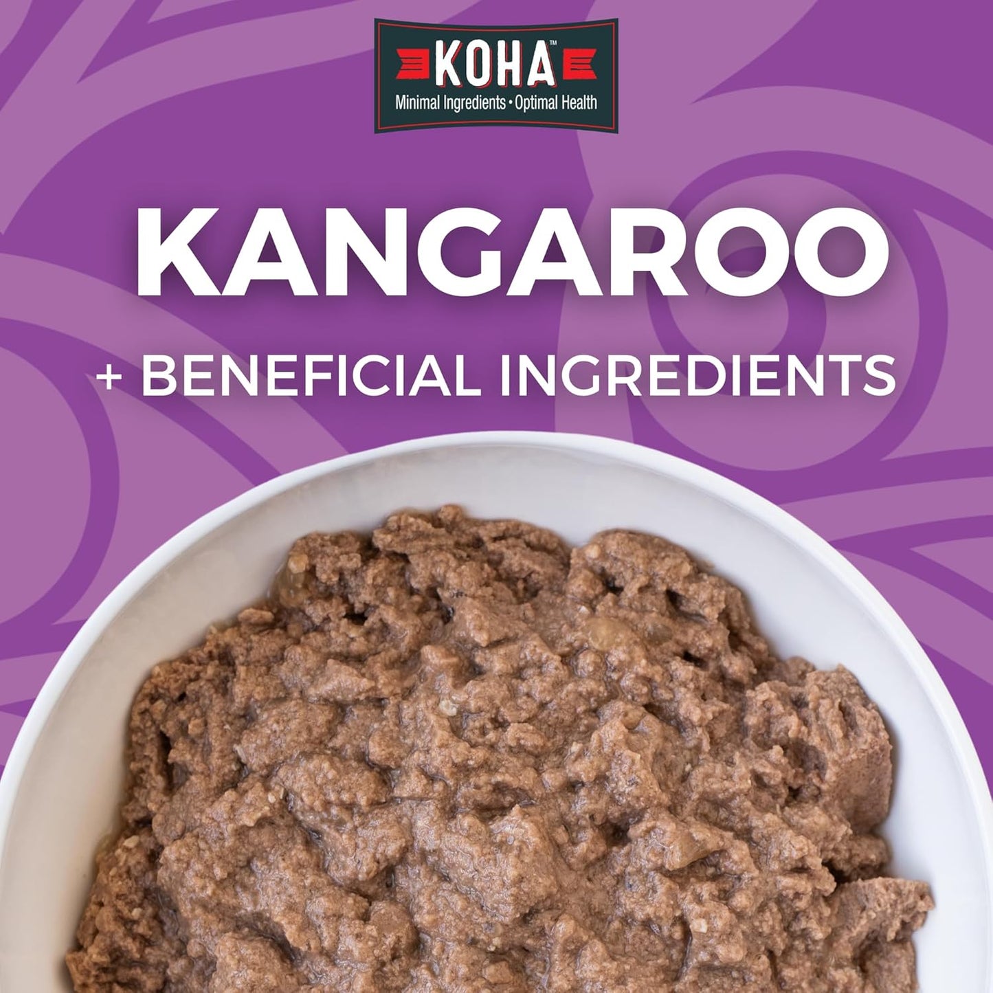 KOHA Limited Ingredient Diet Kangaroo Entrée for Dogs - Grain Free Wet Dog Food with No Fillers - Sensitive Stomach Kangaroo Dog Food, 13 oz - Trial Pack (3 Cans)