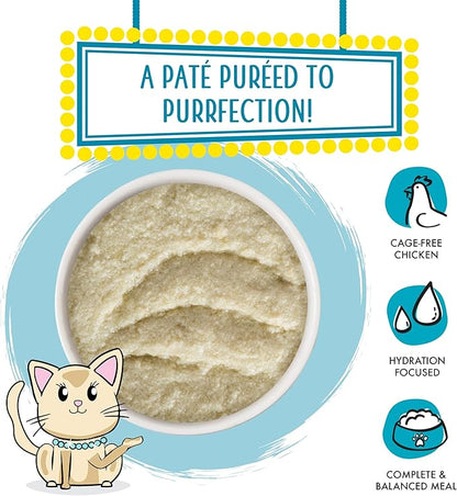 Weruva Wet Cat Food, Press Your Lunch with Chicken Pate, 3oz Can, Pack of 12