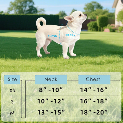 Mile High Life Dog Harness, Air Mesh Floral Vest Harness for 20 lbs Small Dogs & Cats, Easy Get on Adjustable Easy Closures Both Neck and Chest(Gray Tree, XS Chest 14"-16")