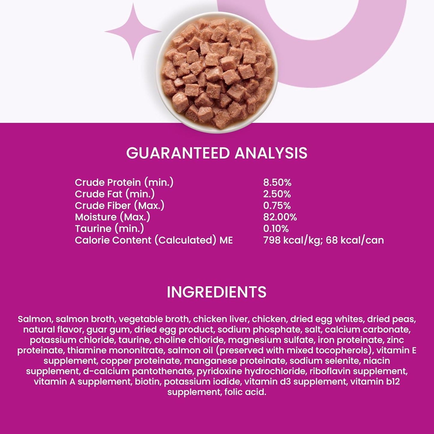 I and love and you Wet Cat Food - Salmon Chanted Evening Stew - Salmon Recipe, Grain Free, Filler Free, 3oz Pack of 24 Cans