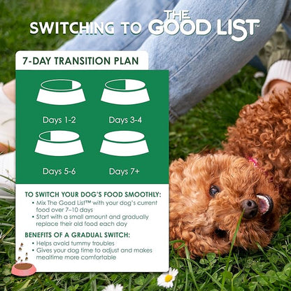 Farmland Traditions The Good List Air-Dried Dog Food, Premium Lamb, Venison, & Bone Broth for Dogs, Protein Rich & Grain-Free Nutrition, 2.2 Pound Bag