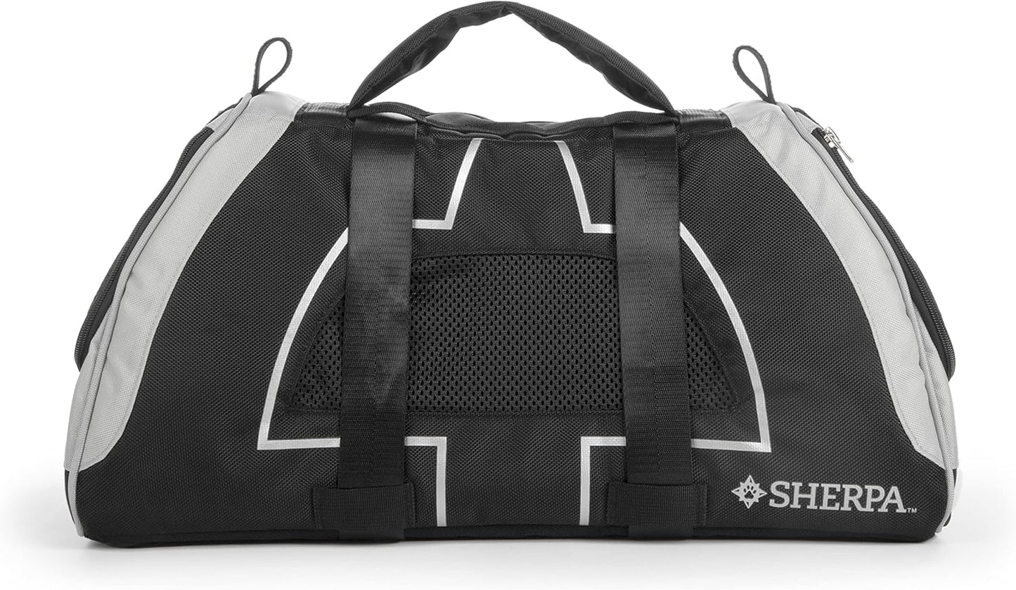 Sherpa Forma Frame Crash-Tested Travel Pet Carrier, Airline Approved & Guaranteed On Board - Black, Medium