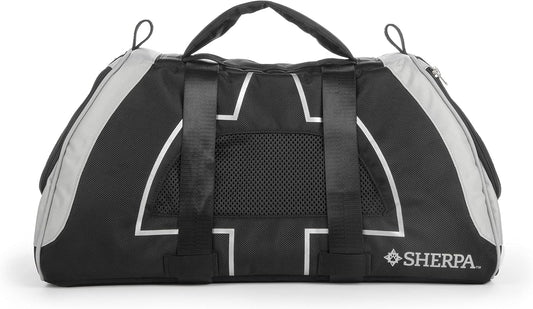 Sherpa Forma Frame Crash-Tested Travel Pet Carrier, Airline Approved & Guaranteed On Board - Black, Medium