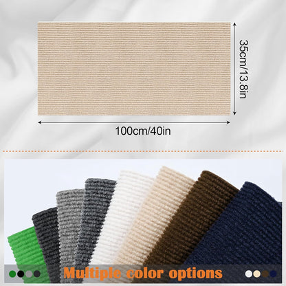 Cat Scratch Furniture Protector - 40" x 13.8" Trimmable Self-Adhesive Cats Claws Scratch Pads, DIY Cat Climbing Couch Protector for Scratch Post Cat Tree Replacement Indoor (Khaki)