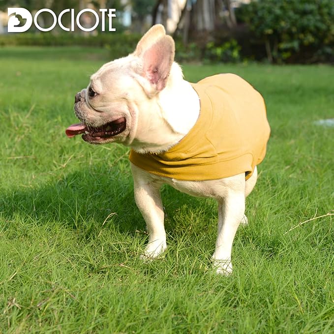 Soft Fleece Dog & Cat Sweatshirt - Warm Pullover Hoodie for Small to Medium Pets - Comfortable Winter Clothes