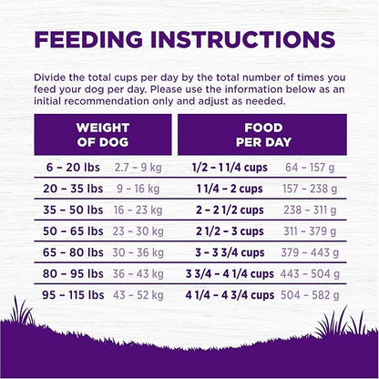 Wellness Complete Health Dry Dog Food with Grains, Natural Ingredients, Made in USA with Real Meat, All Breeds, For Adult Dogs (Whitefish & Sweet Potato, 30-Pound Bag)