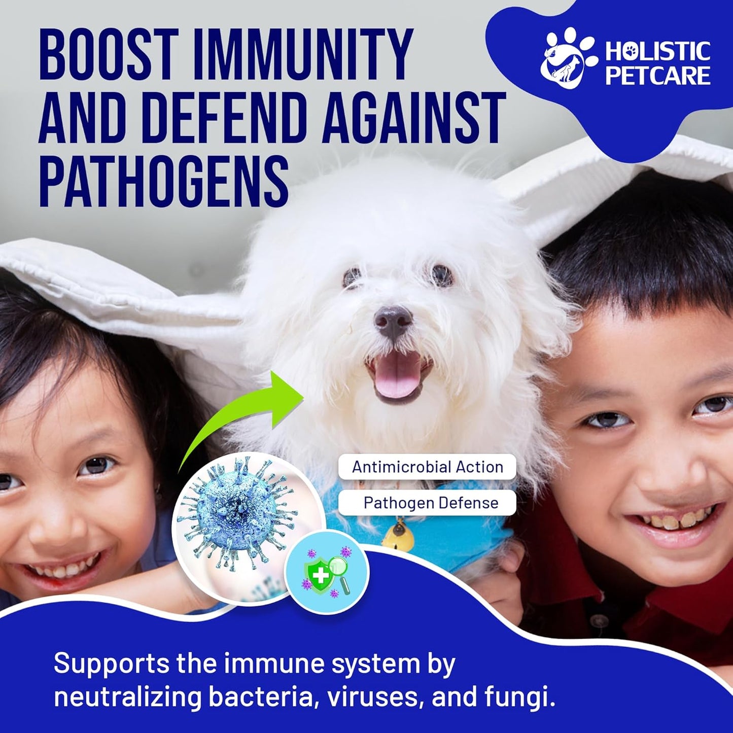 Holistic Pet Care - Colloidal Silver Spray for Dogs, Cats, Horses & Birds - 20 PPM Effective Wound Care, Hot Spot Treatment, Skin Relief & Immune Support - All-Natural Pet Silver Spray (16 Oz)