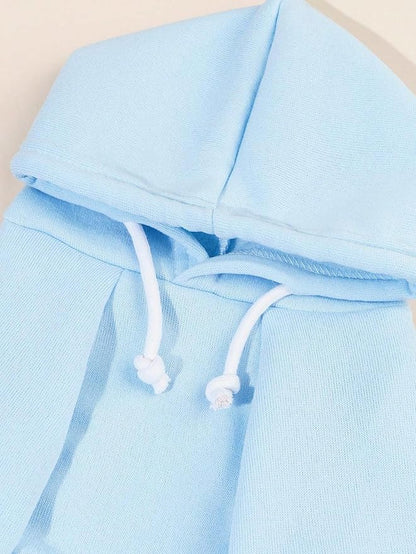 QWINEE Basic Dog Hoodie Sweatshirt Puppy Sweater Warm Cat Costumes Pet Clothes for Chihuahua Puppy Kitten Small Medium Dogs Light Blue XX-Large